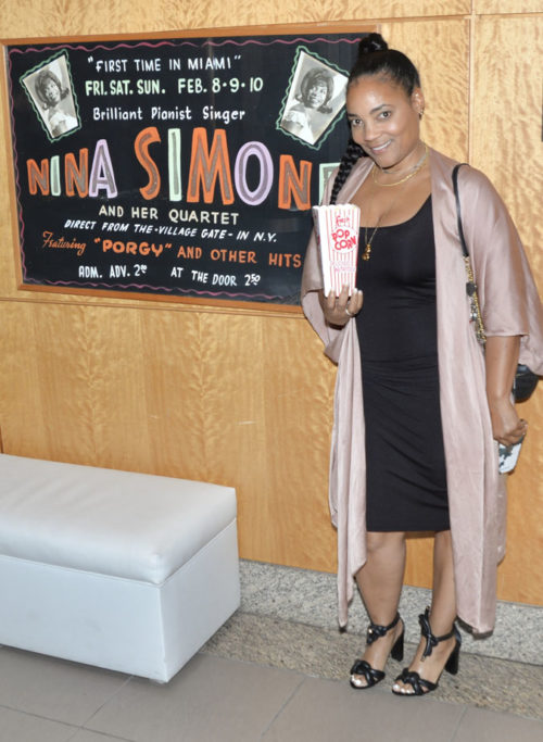 Amaris Jones at the HEADLINER: The Docu-Series premiere at the Lyric Theater in Overtown