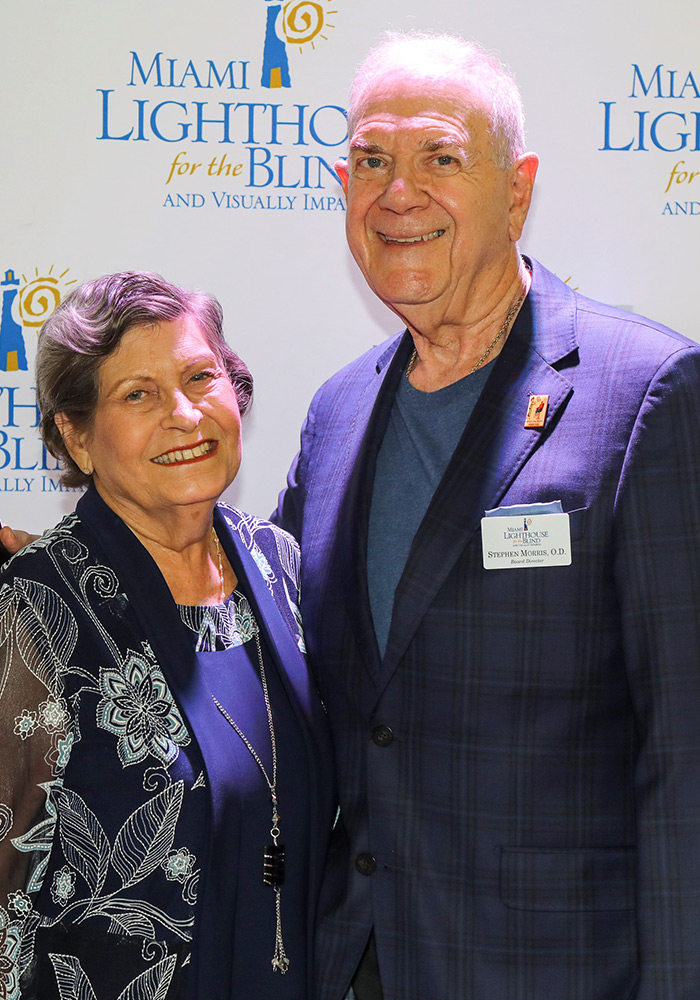 Loretta Morris and Board Director Dr. Stephen Morris