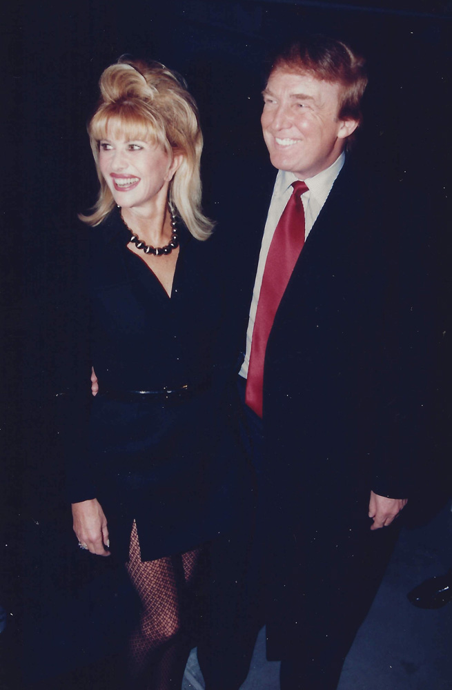 NEW YORK, NY -- Ivana Trump and Donald Trump in the 90s in New York City from the archives.