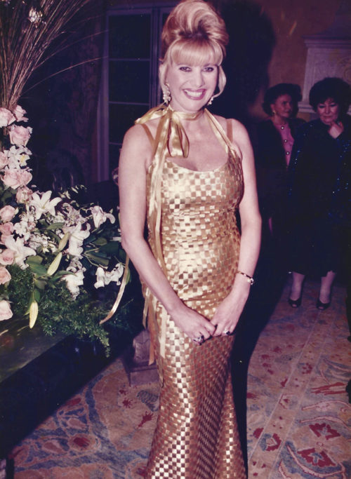 PALM BEACH, FL -- Ivana Trump in the 90s in Palm Beach, Florida from the archives.