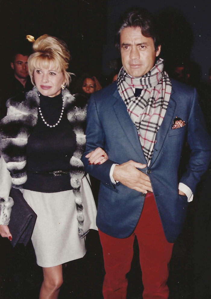 NEW YORK, NY -- Ivana Trump and partner Roffredo Gaetani in the 90s in New York City  from the archives.