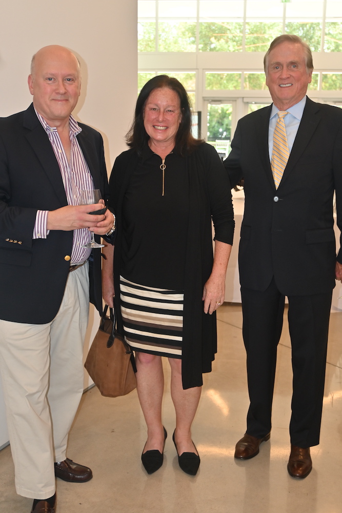 Ed Luzine, Colleen Boyle of the Fine Art Group, and Jim Davidson, Chairman and CEO of Coral Gables Trust Company