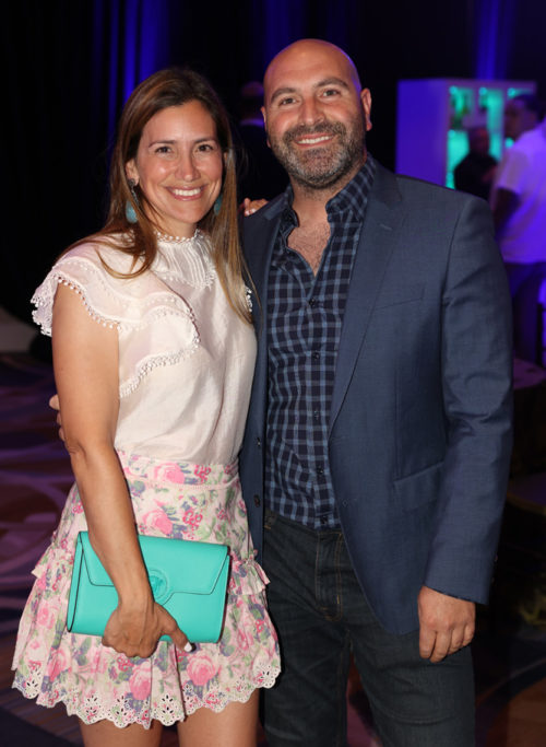Nicole Pack, Joseph Pack at the kick off cocktail for the 2022 Make-A-Wish Ball at the Intercontinental Miami