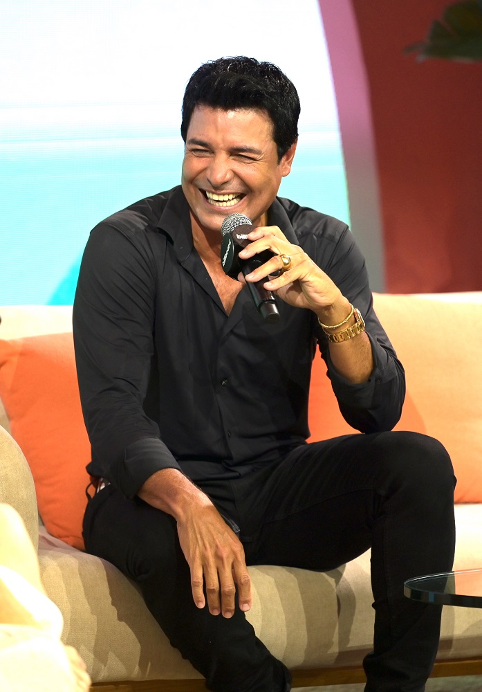 Chayanne at the Billboard Latin Conference at the Faena Forum