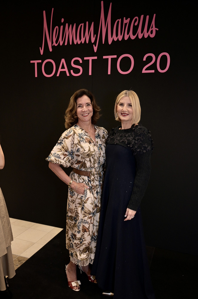 Linda Goldberg and Marile Lopez at  a luncheon to Toast to 20 years of Neiman Marcus Coral Gables