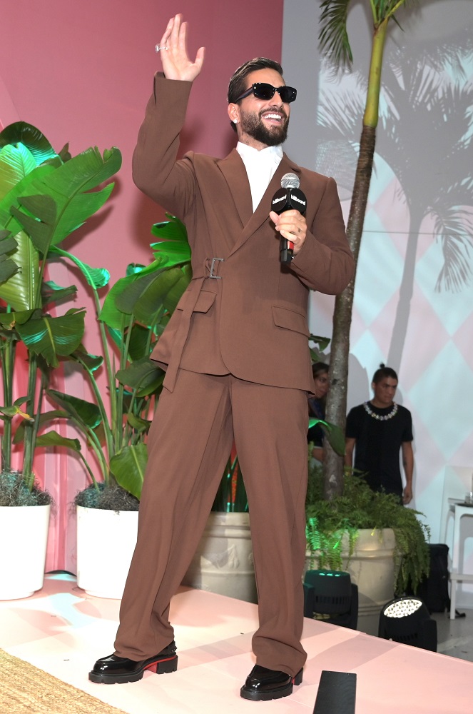 Maluma at the Billboard Latin Conference at the Faena Forum