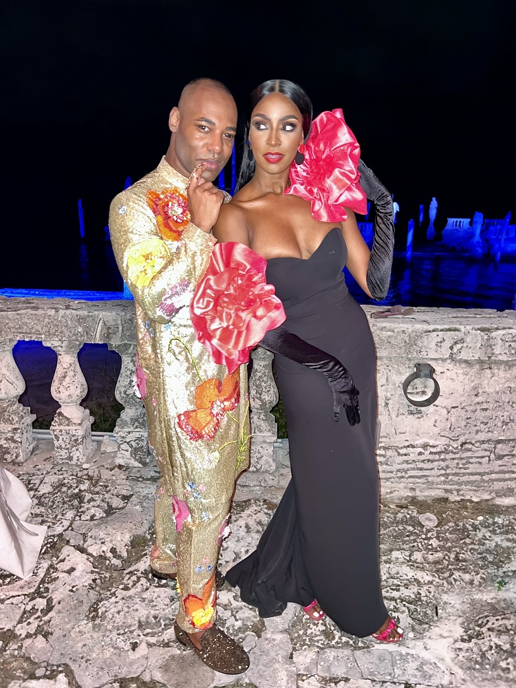 Jarad Gibson and Guerdy Abraira at the Vizcaya Ball