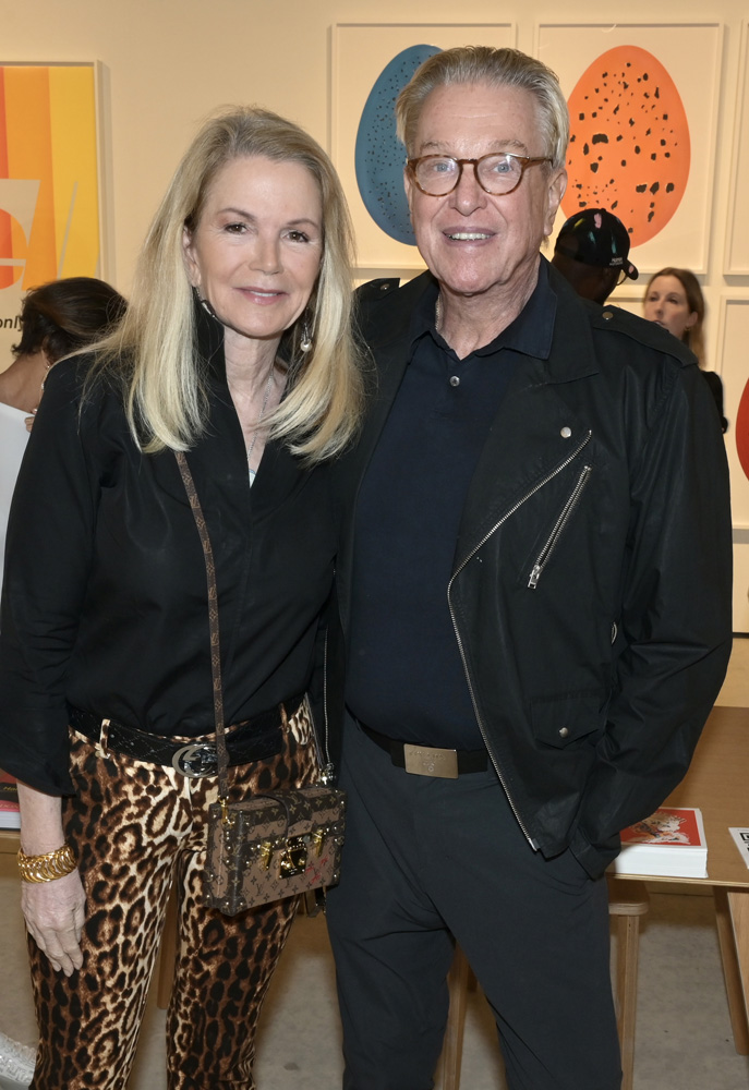 Blaine Trump and Paul Wilmot at the opening of Art Miami