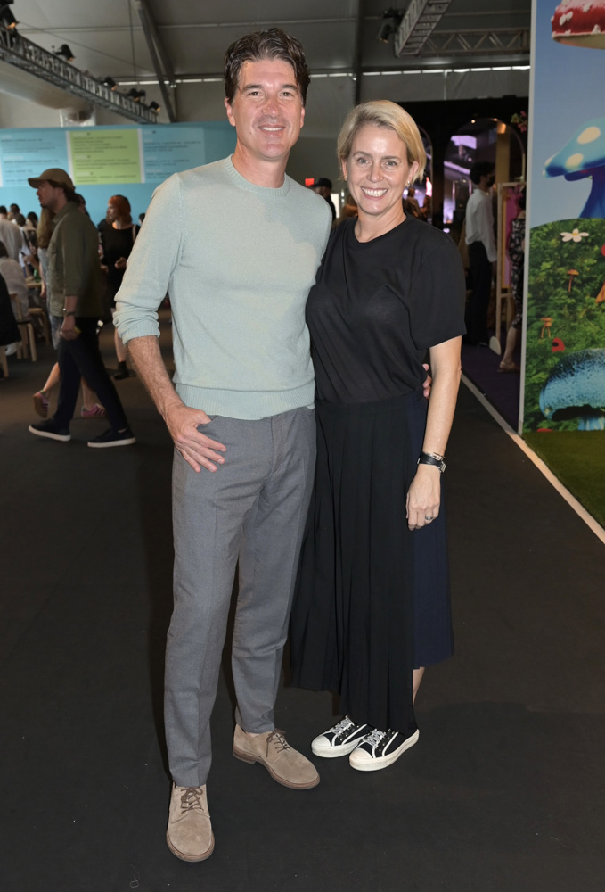 Brady Wood and Dr Morgan Wood at the opening of Design Miami/