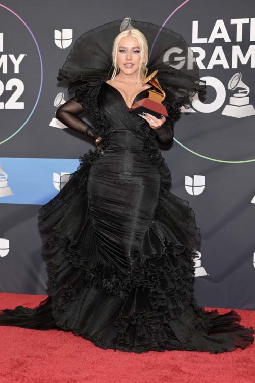Christina Aguilera at the 23rd Latin Grammy awards in Las Vegas