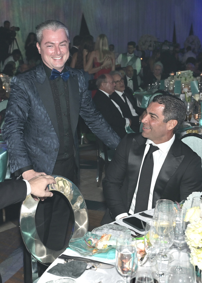 Eugene Frenkel and Mayor Francis Suarez at the 27th Make-A-Wish Ball at the Intercontinental Miami