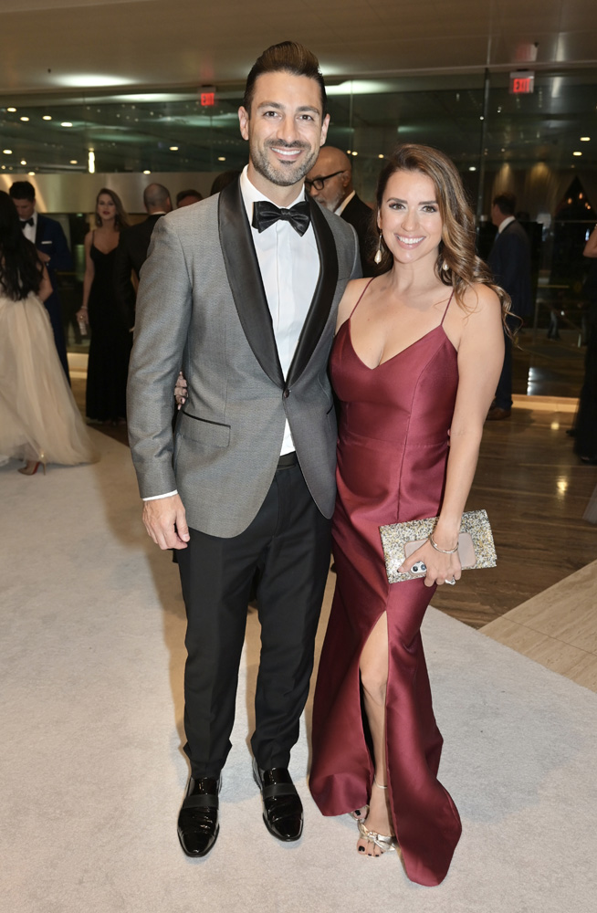 Gino and Michelle Santorio at the 27th Make-A-Wish Ball at the Intercontinental Miami