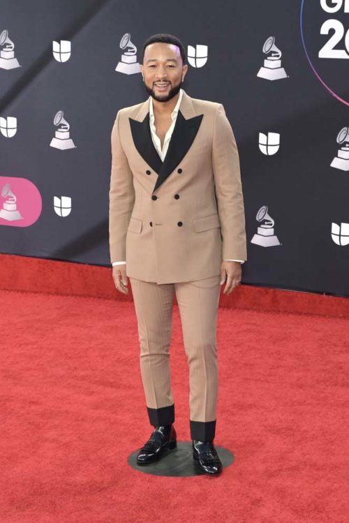 John Legend on the red carpet at the 23rd Latin Grammy awards in Las Vegas