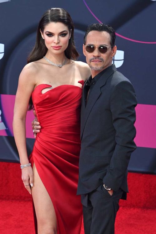 Nadia Ferreira and Marc Anthony attends The 23rd Annual Latin Grammy Awards at Michelob ULTRA Arena