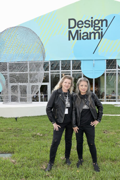 Tina Paul and Arhlene Avalin at the opening of Design Miami/
