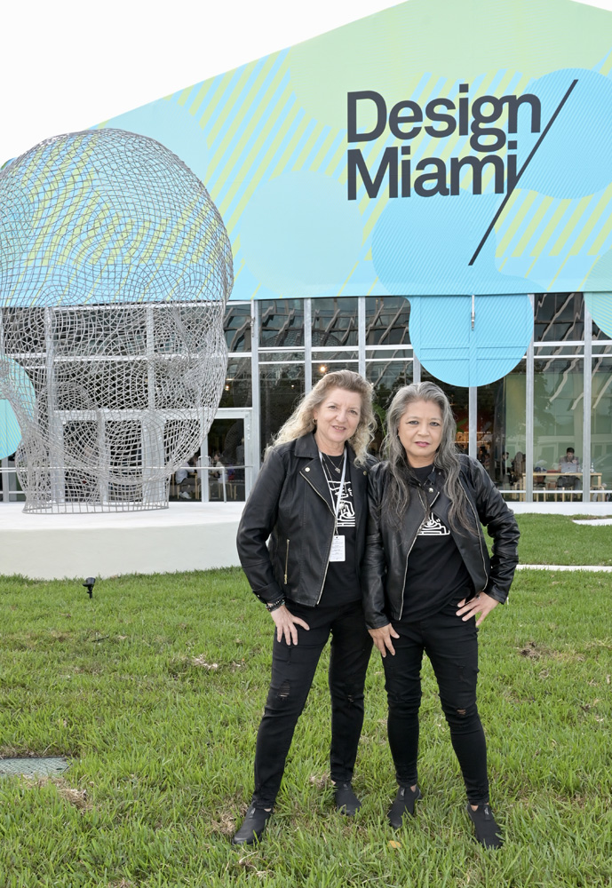 Tina Paul and Arhlene Avalin at the opening of Design Miami/