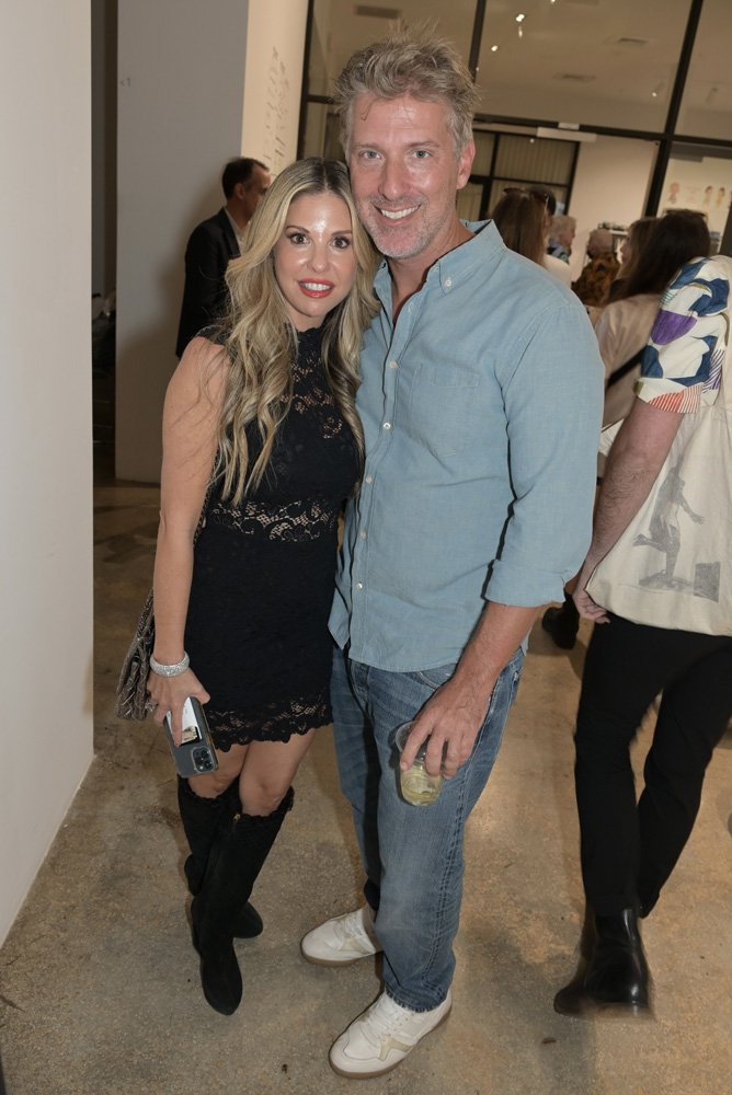 Nikki Simkins and Michael Simkins at the Rubell Museum Miami Art Week opening