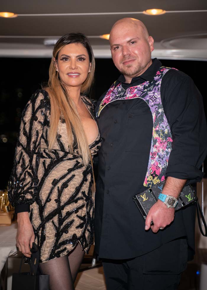 Adriana de Moura and Paul Rimar at the The RITINI launch at Lique Miami