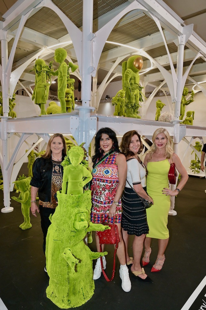 Linda Matalan Truppman, Patricia Fuller, Linda Goldberg, and Bronwyn Miller at Design Miami/