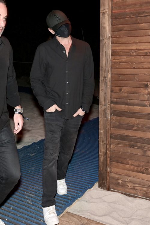 Oscar Winner Leonardo DiCaprio arrives at charity benefit on Miami Beach