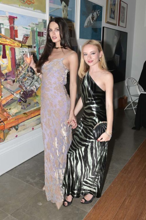 Ariel Swedroe and Arian Hamburg at the A Night of Zarzuela Coral Gables Museum gala