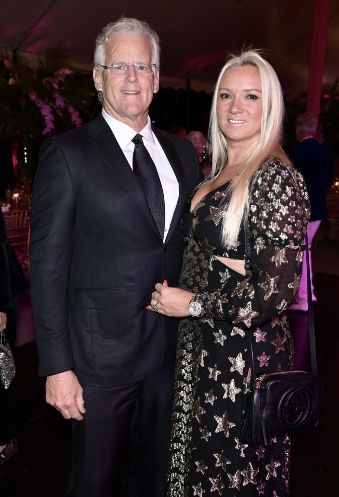 Andy and Tatsiana Ansin at the Gala in the Garden at the Fairchild Gardens