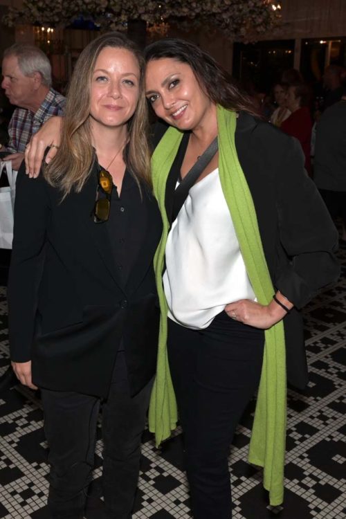 Producer Dahlia Heyman and Allegra Riggio Harris at the iMordecai movie premiere at AMC Aventura