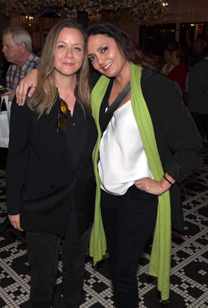 Producer Dahlia Heyman and Allegra Riggio Harris at the iMordecai movie premiere at AMC Aventura