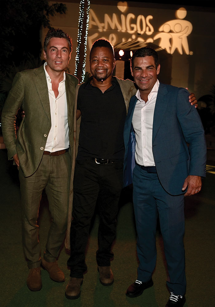 Fabian Basabe, Cuba Gooding Jr, Francis Suarez