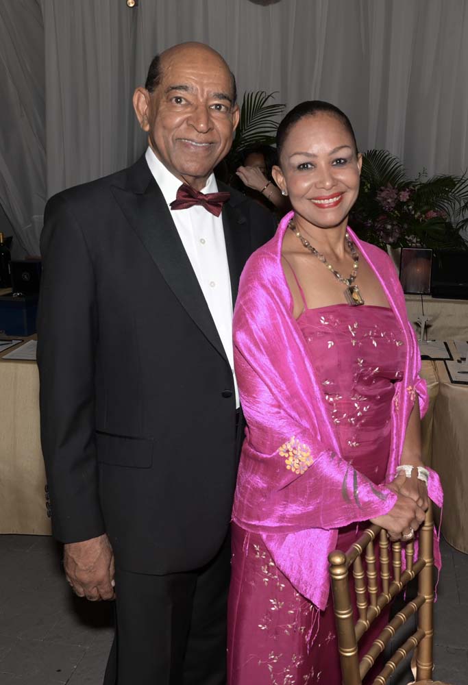 Florence and  Sheldon Anderson at the Gala in the Garden at the Fairchild Gardens