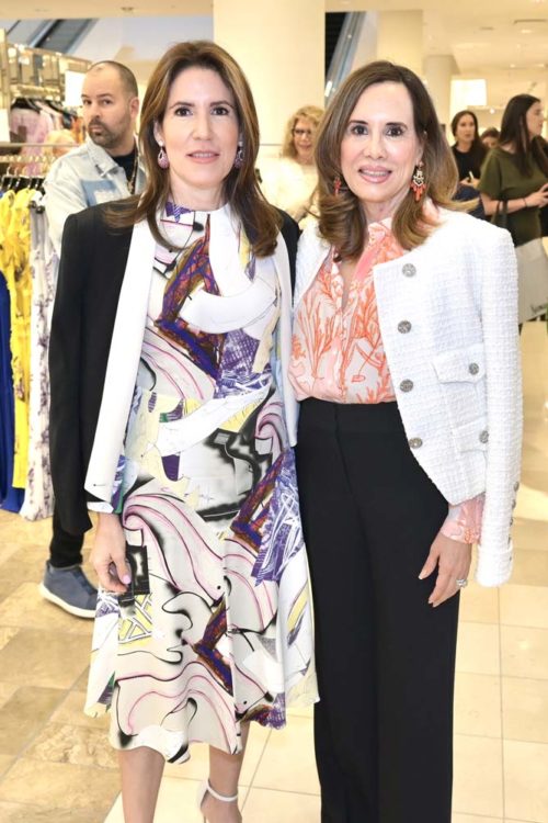 Gioconda Baltodano & Amanda Rodriguez at the in store with Stella McCartney at Neiman Marcus Coral Gables