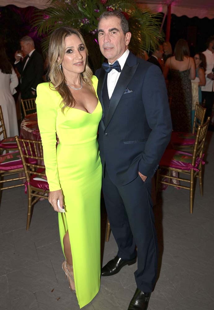 Jose and Silvia Boschetti at the Gala in the Garden at the Fairchild Gardens