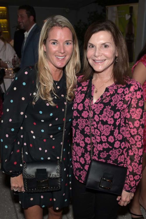 Munisha Underhill and Donna Fields at the South Florida SPCA 30th anniversary event at Leku at the Rubell Museum