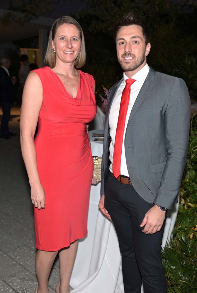 Vanessa McDermott,Alessandro Paolocci at the Gala in the Garden at the Fairchild Gardens