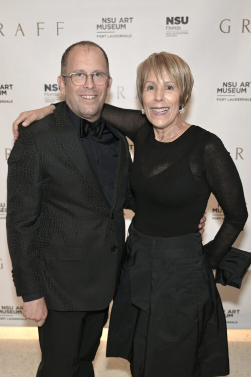 George Lindemann and Bonnie Clearwater at the NSU Art Museum Fort Lauderdale Gala
