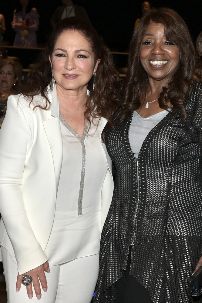 Gloria Estefan and Gloria Gaynor at the 40th Miami Film Festival