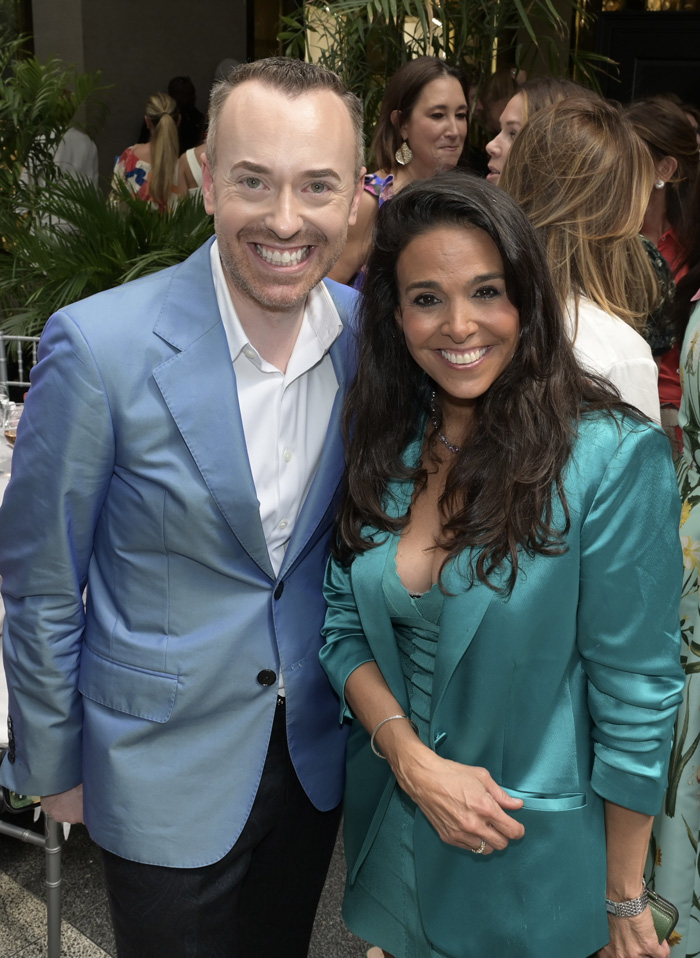 Neiman Marcus Bal Harbour General Manager Steven Kravit and Stephanie Sayfie-Aagaard at Wine, Women and Shoes at Bal Harbour Shops