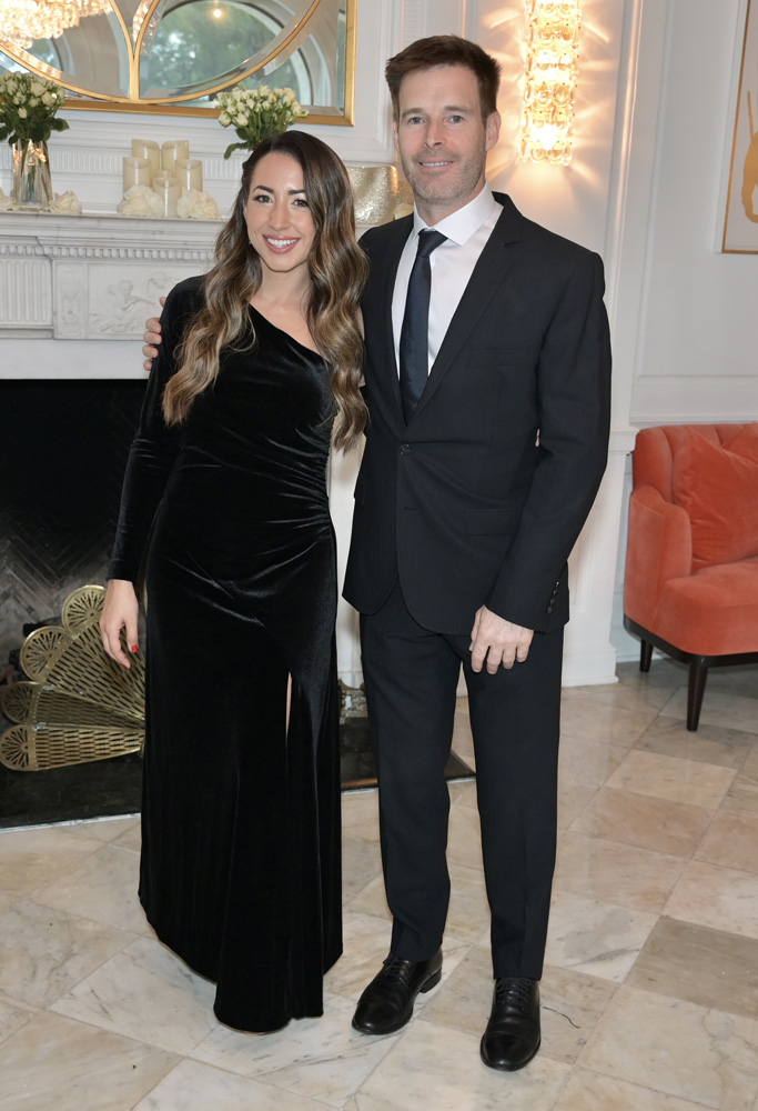 Brenda Fernandez and Jared Powell at the 2023 Women of Tomorrow gala on Fisher Island