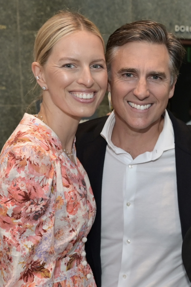 Karolina Kurkova and Archie Drury at the opening of Miami City Ballet's Fresh & Fierce program at the Arsht Center