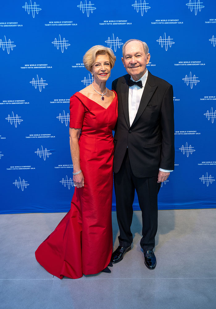 NWS 35th Anniversary Gala - Gala Chairs Mary and Howard S. Frank - photo by Gregory Reed