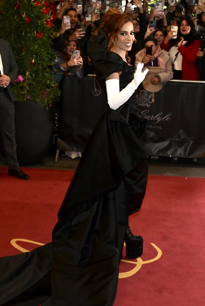 Anitta at the 2023 Met Gala Celebrating "Karl Lagerfeld: A Line Of Beauty" - Street Sightings at the Carlyle Hotel in New York City