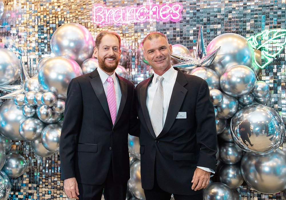 Branches’ President & CEO, Brent McLaughlin, and Board Chair, Rodney H. Bell