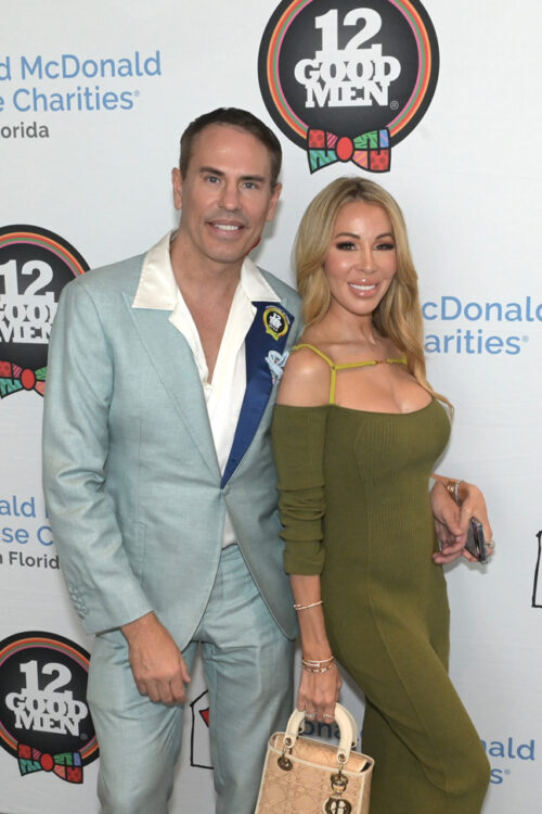 Danny Jelaca and Lisa Hochstein at the 30th annual 12 Good Men luncheon at the Loews Coral Gables to benefit the Ronald McDonald House of South Florida