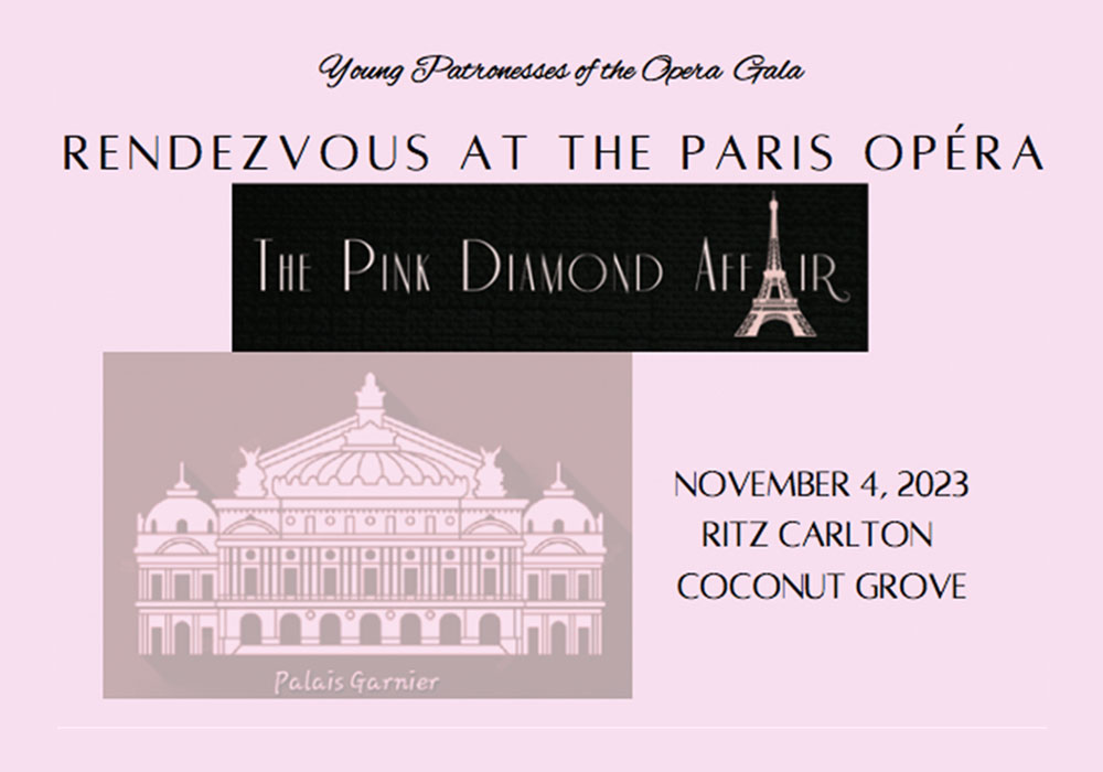 Young Patronesses of the Opera, Rendezvous at the Paris Opéra ~ The Pink Diamond Affair Gala