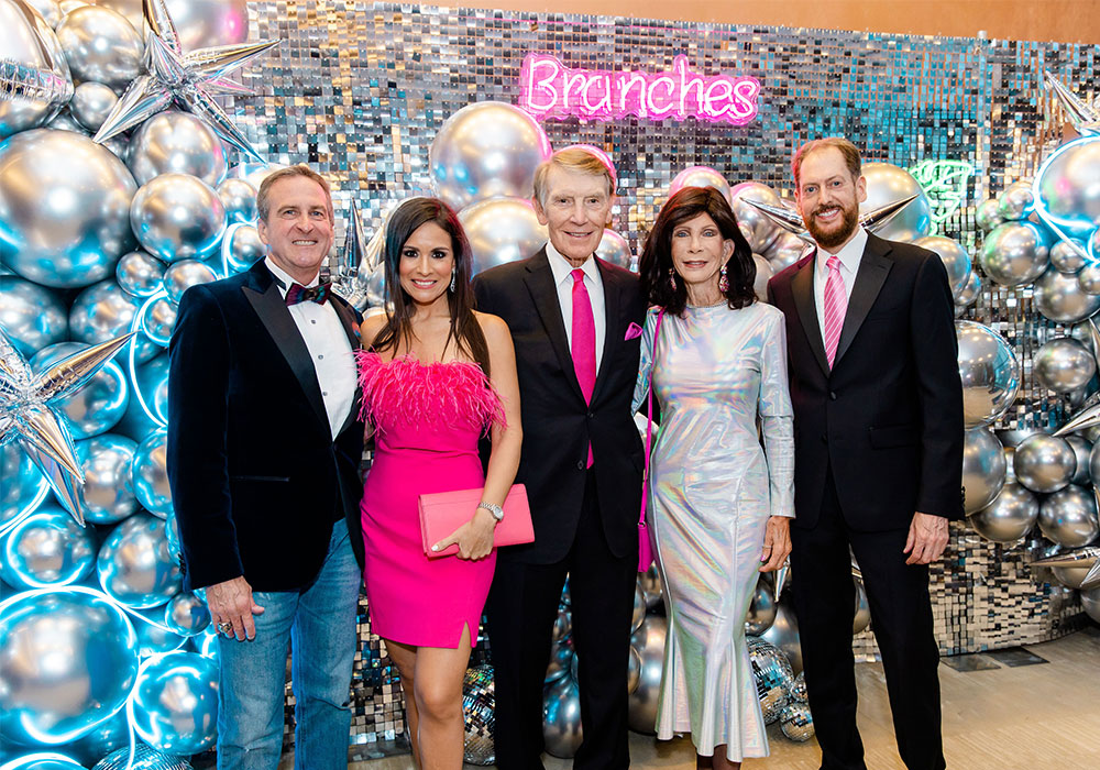 Gala Chairs, Karla & Scott Richey, with Philanthropic Chairs, Trish & Dan Bell, and Branches’ President & CEO, Brent McLaughlin