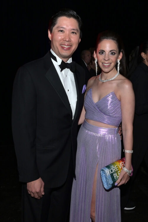 Benjamin Yu and Gilma Marimon-Yu at the Miami Children’s Museum's Be A Kid Again 2023 Gala at Ice Palace
