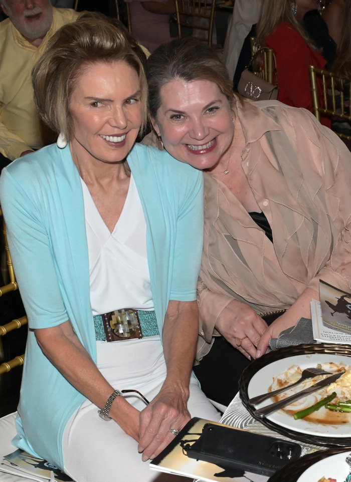 Lesley Visser and Charlotte Rawa at the Equestrian Legends Celebrity Polo Match & Gala in Wellington to benefit the Buoniconti Fund