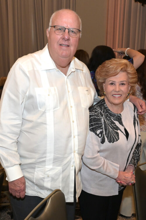 Leslie Pantin and Remedio Diaz Oliver at the 30th annual 12 Good Men luncheon at the Loews Coral Gables to benefit the Ronald McDonald House of South Florida