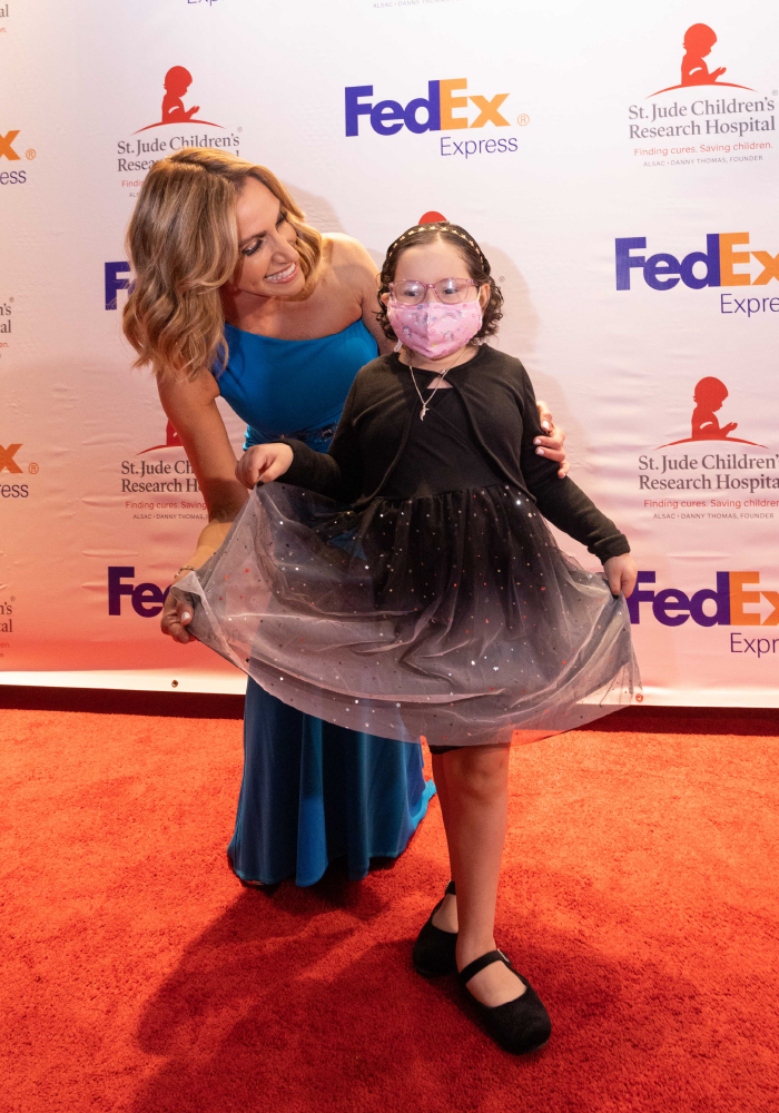 Lili Estefan and St. Jude Patient Luna
