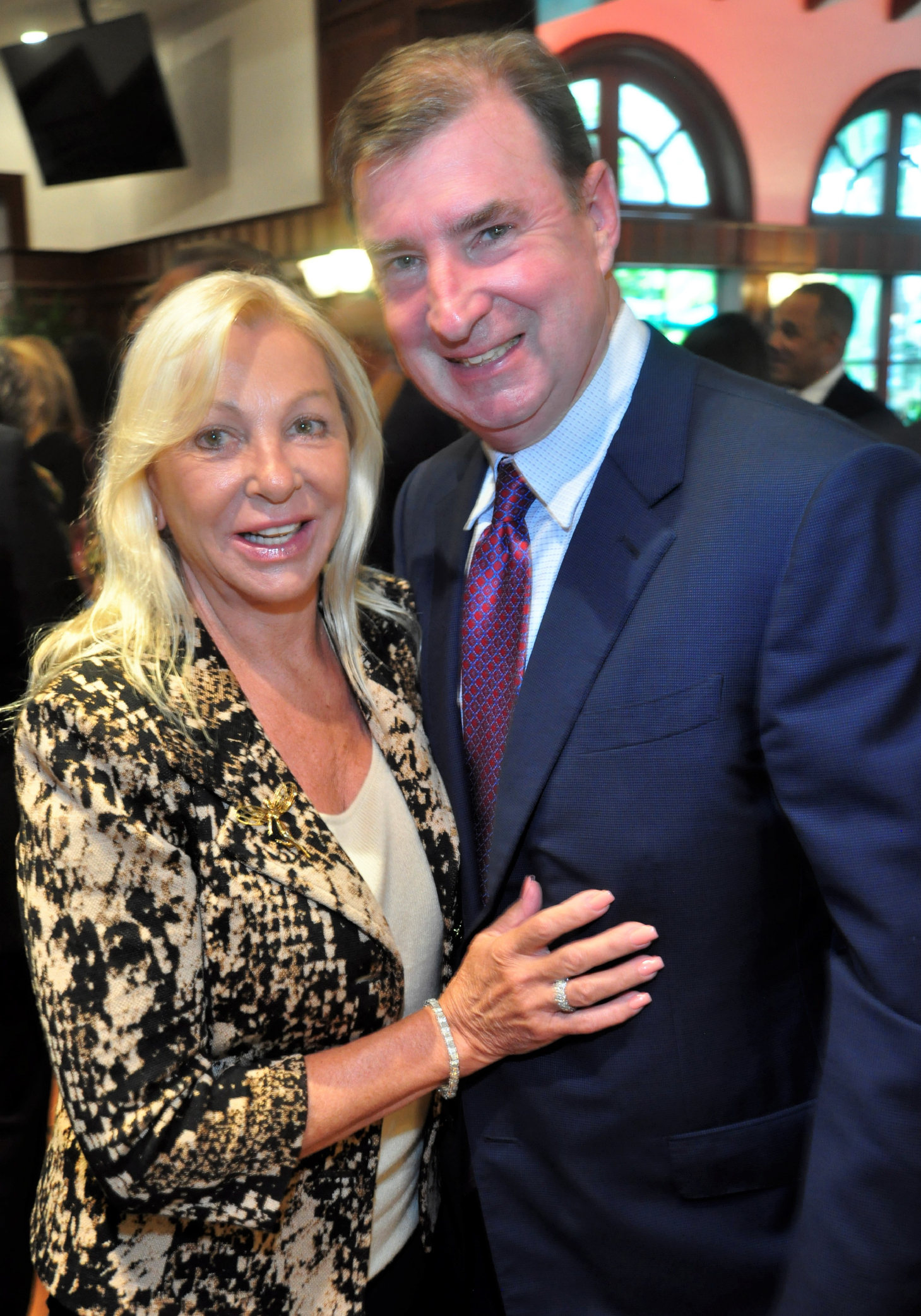 Golden Angel Jeannie Etter, Jackson Health Foundation Board Chair and Golden Angel David A. Coulson, Esq.